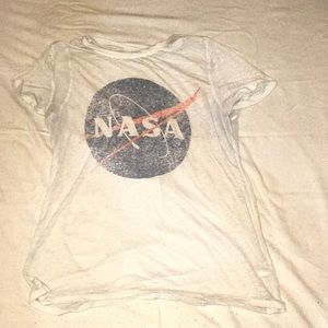 White H&M NASA shirt
